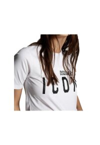 Dsquared2 ICON Logo T-Shirt Damen Weiß