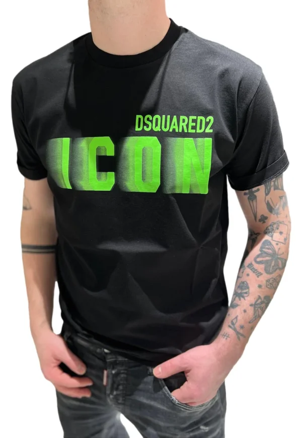 ICON Cool T-Shirt Black and Green