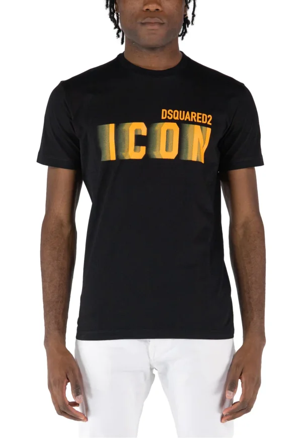 ICON Cool T-Shirt Black and Yellow