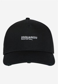 Dsquared2 Mini Logo Baseball Cap Black and White