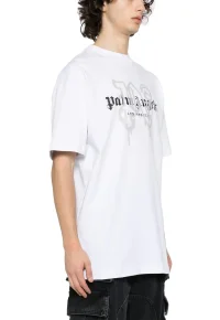 Palm Angels Los Angeles Monogramm T-Shirt White