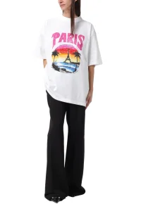 Balenciaga Paris Tropical T-Shirt White