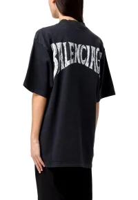 Balenciaga Paris Tropical T-Shirt Black