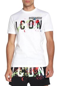 Dsquared2 ICON Splash Cool T-Shirt White