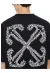 Off-White Tattoo Arrow Embroidery T-Shirt Black