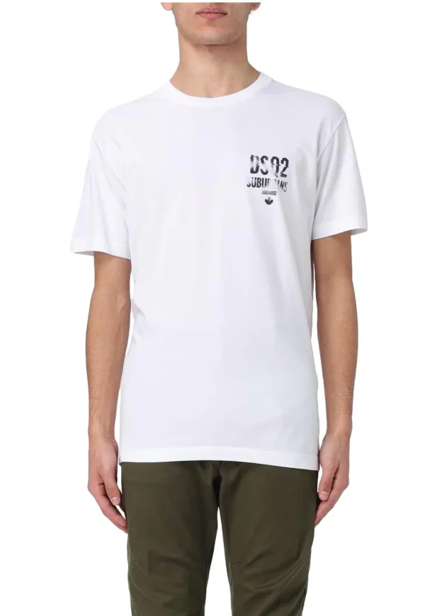 Dsquared2 Suburban Cool DSQ2 Tee White