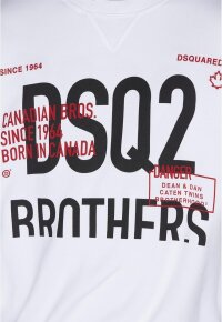 DSQ2 Bro Sweater White