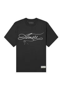 AMIRI Mens Stitch T-Shirt Black