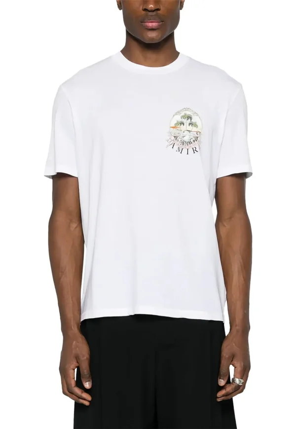 AMIRI Cherub Logo Print T-Shirt