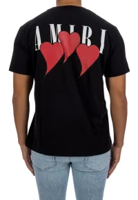 AMIRI Hearts T-Shirt Black