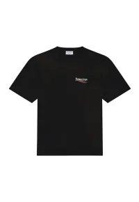 BALENCIAGA Political Campaign T-Shirt Black