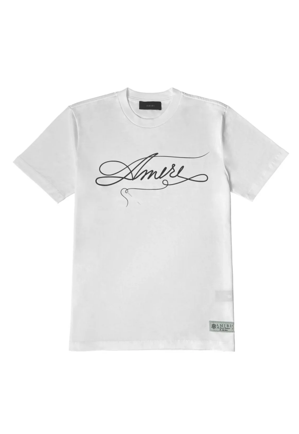 AMIRI Mens Stitch T-Shirt White