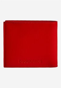 D2 Mirror Leather Wallet red