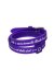 Il MEZZOMETRO Mod. I LOVE YOU SILVER BUCKLE EDITION - PURPLE - Bracciale in silicone/silicone bracelet