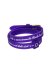 Il MEZZOMETRO Mod. I LOVE YOU GOLD BUCKLE EDITION - PURPLE - Bracciale in silicone/silicone bracelet