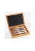 Kit 4 pinzette da orologiaio con scatola in legno/ 4 watchmaker tweezers, wooden box