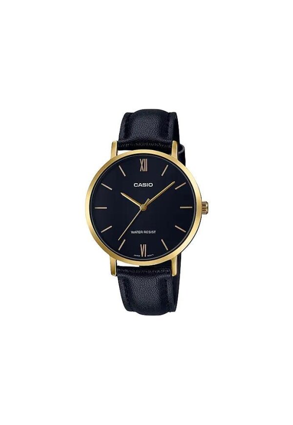 CASIO COLLECTION LADY Mod. 3H LEATHER - GOLD, BLACK