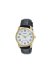 CASIO COLLECTION Mod. 3H GOLD, BLACK LEATHER - WHITE