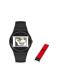 SWATCH Mod. MICKEY BLANC SUR NOIR - KEITH HARING SERIE