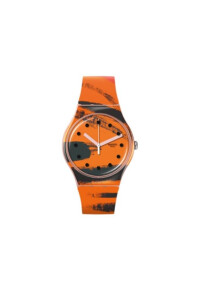 SWATCH Mod. BARNS-GRAHAMS ORANGE AND RED ON PINK