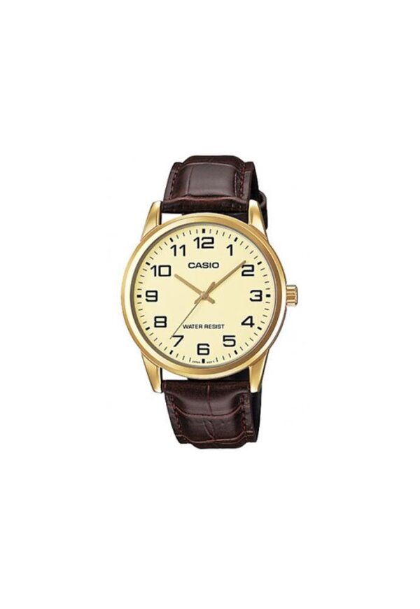 CASIO COLLECTION Mod. 3H GOLD LEATHER - CHAMPAGNE