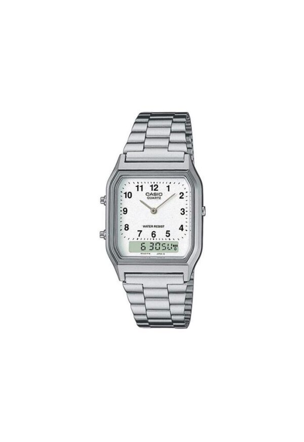 CASIO VINTAGE Mod. EDGY COLLECTION - White, numbers ***SPECIAL PRICE***