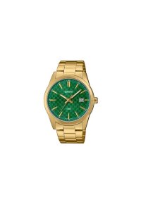 CASIO COLLECTION Mod. DATE CARBON LOOK DIAL - GOLD SERIE...