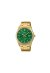 CASIO COLLECTION Mod. DATE CARBON LOOK DIAL - GOLD SERIE - Green