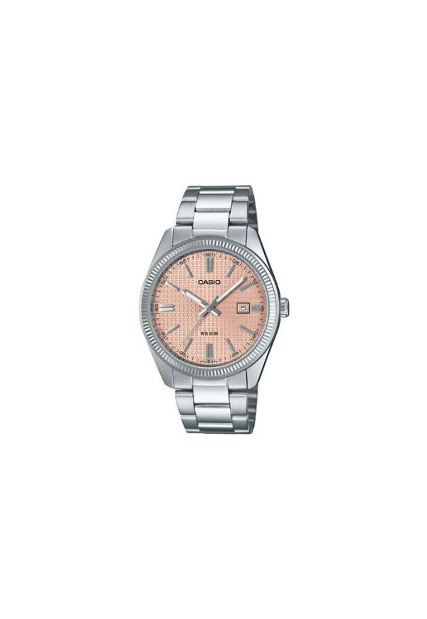 CASIO COLLECTION Mod. DATE - GOLF BALL DIAL - Pink Salmon