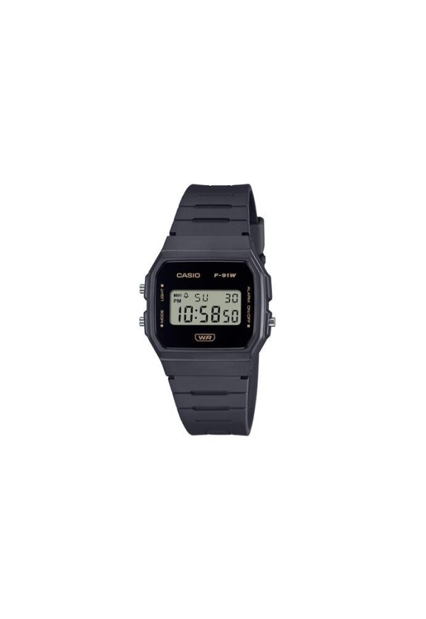 CASIO VINTAGE Mod. F-91BIO RESIN STRAP - BLACK