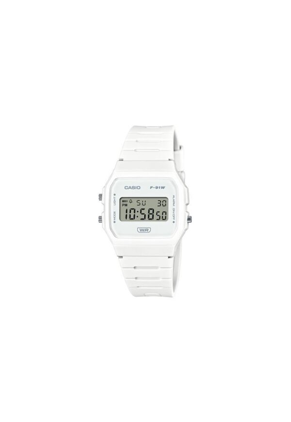 CASIO VINTAGE Mod. F-91BIO RESIN STRAP - WHITE