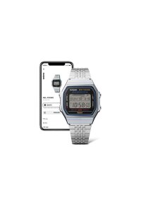 CASIO NEW VINTAGE SILVER -BLUETOOTH® SMARTPHONE LINK...