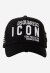 ICON Embroidered Baseball Cap black