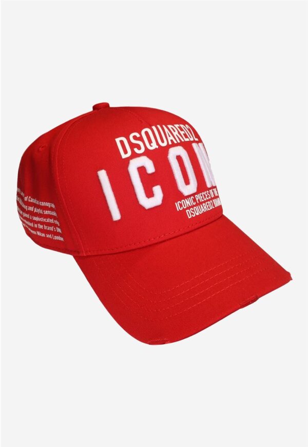 ICON Embroidered Baseball Cap red