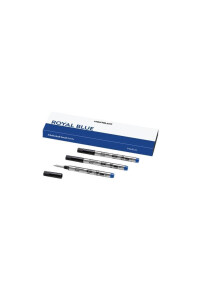 MONTBLANC Mod. ROYAL  BLUE - REFILLS  ROLLER BALL PEN -...