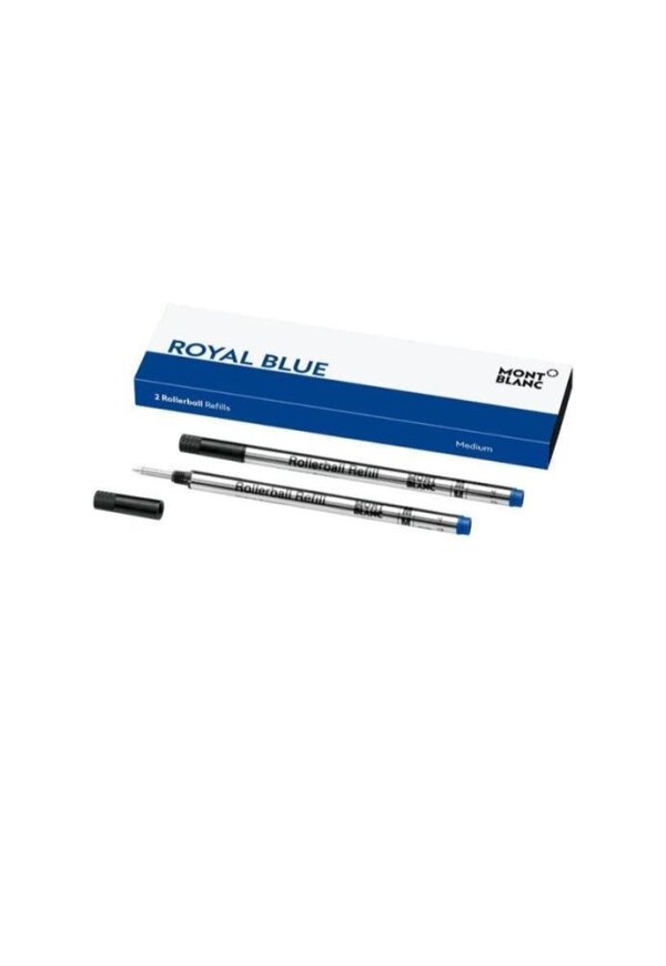 MONTBLANC ROLLERBALL REFILLS Mod. 128233 Royal Blue - MEDIUM