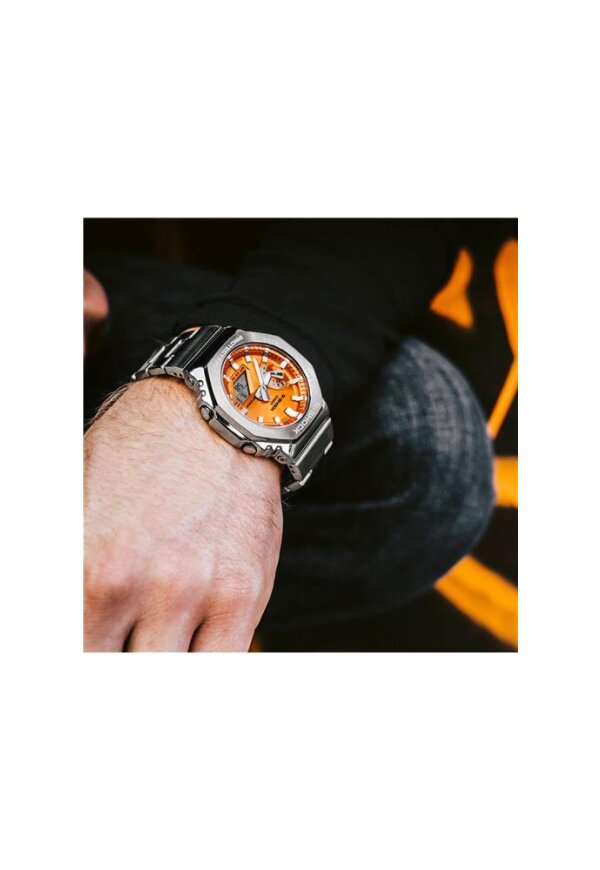 CASIO G-SHOCK Mod. OAK G-STEEL VIVID ORANGE