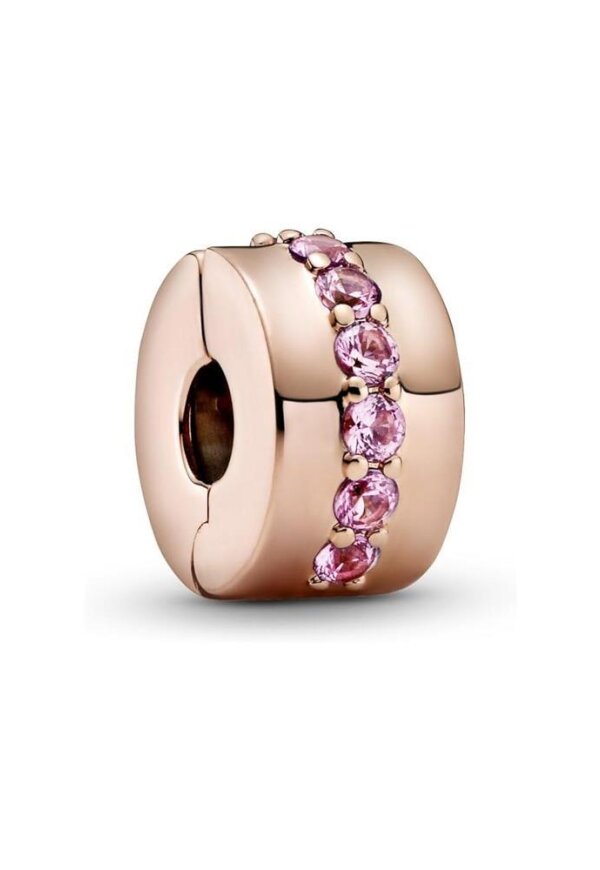 PANDORA CHARMS Mod. PINK SPARKLING ROW