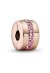 PANDORA CHARMS Mod. PINK SPARKLING ROW