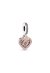 PANDORA CHARMS Mod. INFINITY HEART DANGLE