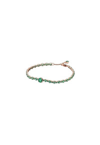 PANDORA JEWELS Mod. SPARKLING GREEN TENNIS - Size 16...