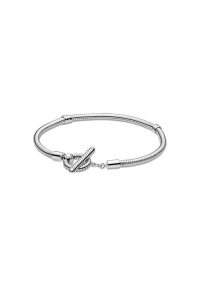 PANDORA JEWELS Mod. MOMENTS T-BAR SNAKE CHAIN - Size 18...