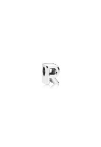 PANDORA CHARMS Mod. LETTER R SILVER