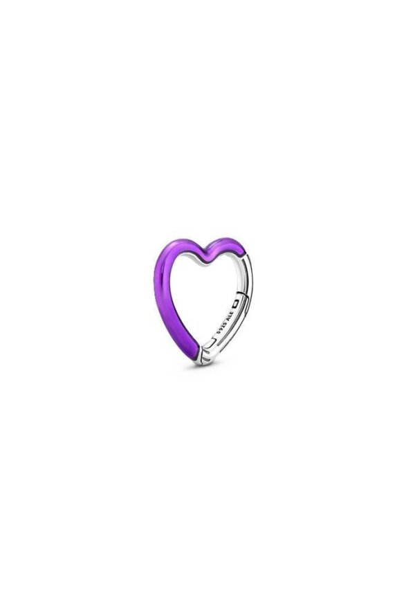 PANDORA CHARMS Mod.  PURPLE HEART OPENABLE LINK ***SPECIAL PRICE***