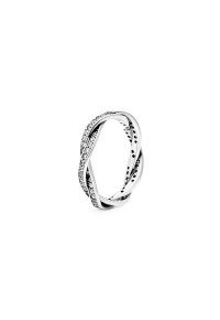 PANDORA JEWELS Mod. SPARKLING TWISTED LINES - RING - Size...