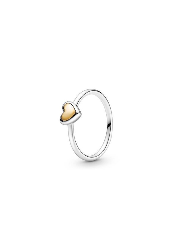 PANDORA JEWELS Mod. GOLDEN HEART - RING - Size 52 ***SPECIAL PRICE***