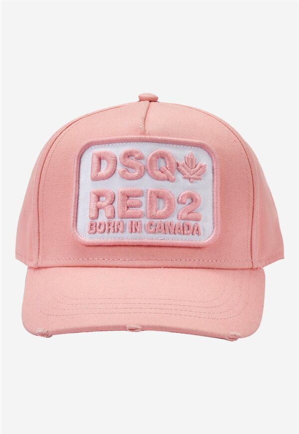 DSQ RED2 Born In Canada Baseball Cap pink