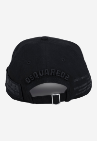 Dsquared2 ICON Embroidered Baseball Cap black solid