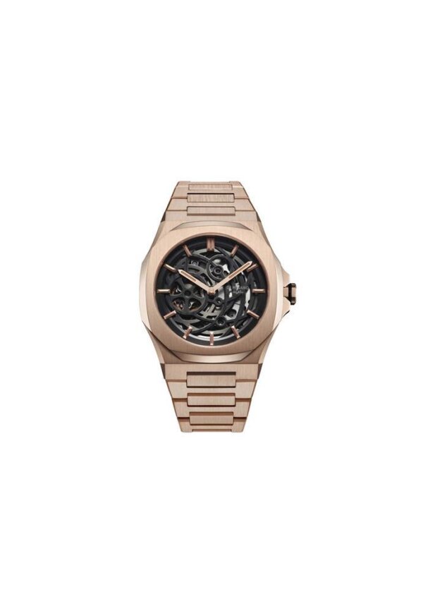 D1 MILANO SKELETON BRACELET Mod. ROSE GOLD - Automatic