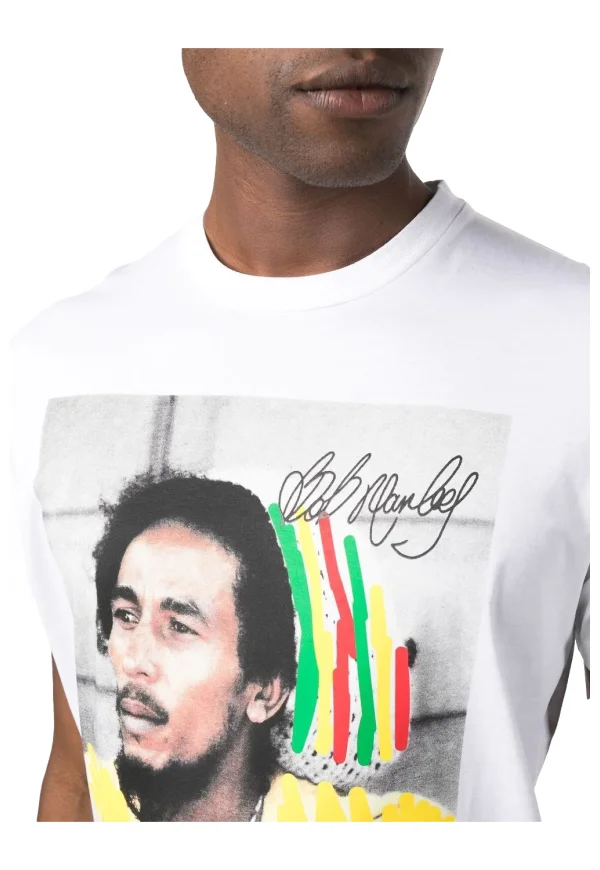 Dsquared2 Bob Marley T-Shirt White